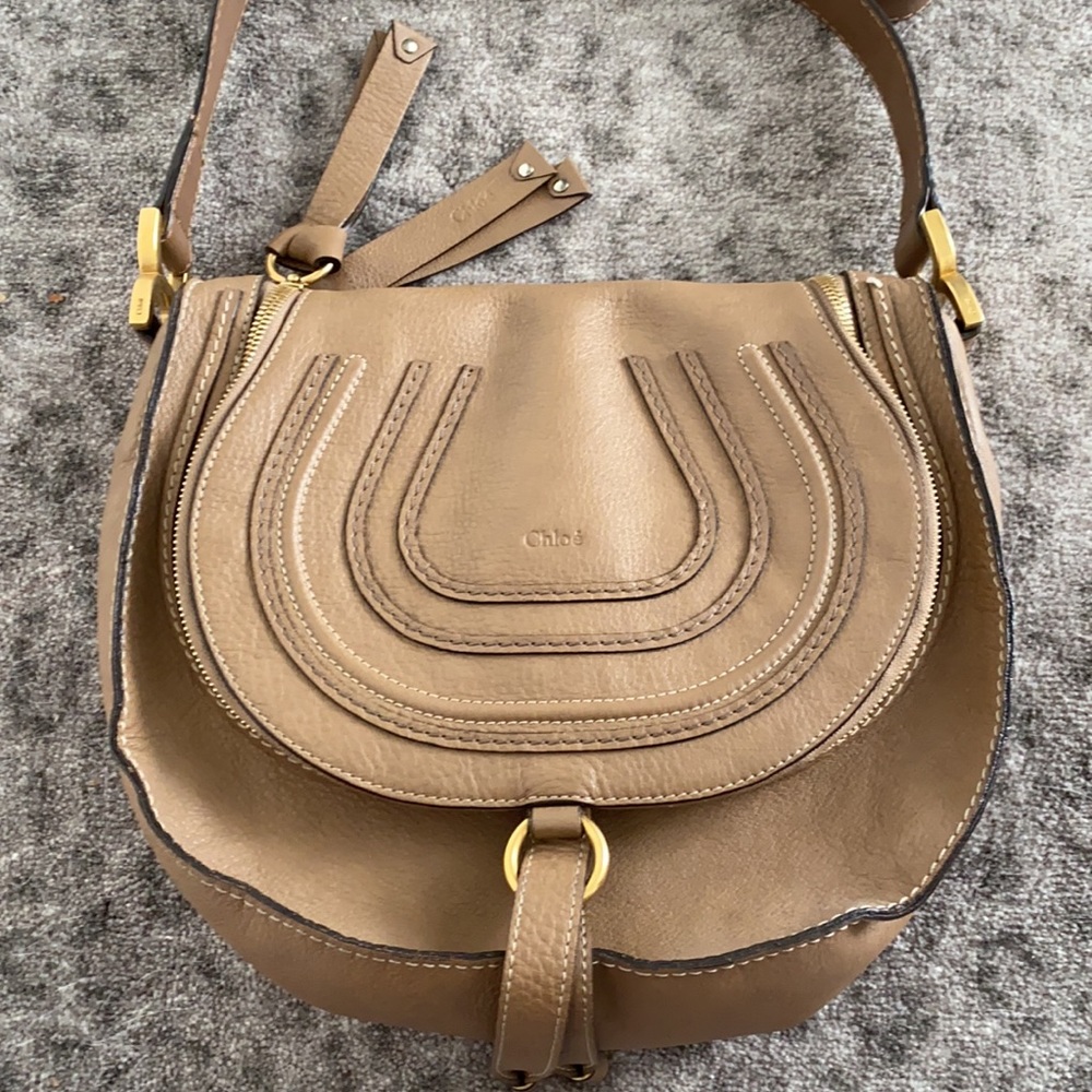 Chloe Marcie Medium Leather Crossbody Bag